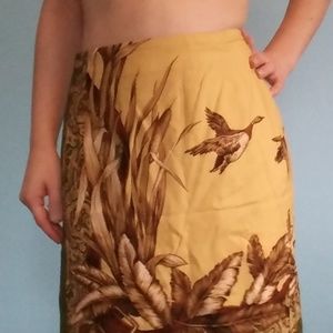 Vintage looking wrap skirt